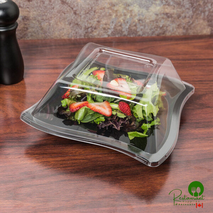 Fineline Wavetrends 112-L Clear PET Dome Lid for 12 oz. Bowl - 120/Case