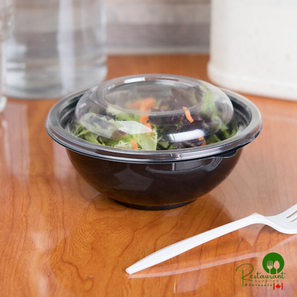Sabert 52016A500 FreshPack Clear Dome Lid for 8, 12, and 16 oz. Bowls - 500/Case