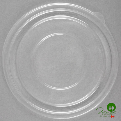 Sabert 51016A500 FreshPack Clear Flat Round Lid for 8, 12, and 16 oz. Bowls - 500/Case