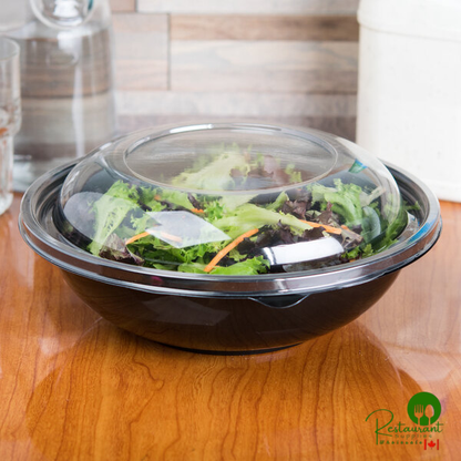 Sabert 52080A50 FreshPack Clear Dome Lid for 80 oz. Bowls - 50/Case