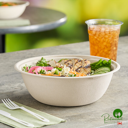 World Centric 64 oz. Compostable Fiber Take-Out Bowl - 300/Case