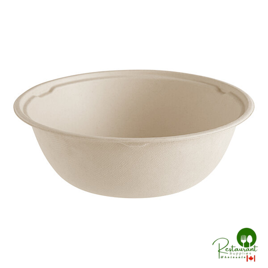 World Centric 64 oz. Compostable Fiber Take-Out Bowl - 300/Case