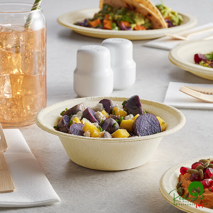 Tellus Products 12 oz. Compostable Fiber Bowl - 1,000/Case