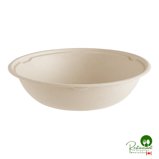 World Centric 48 oz. Compostable Fiber Take-Out Bowl - 300/Case