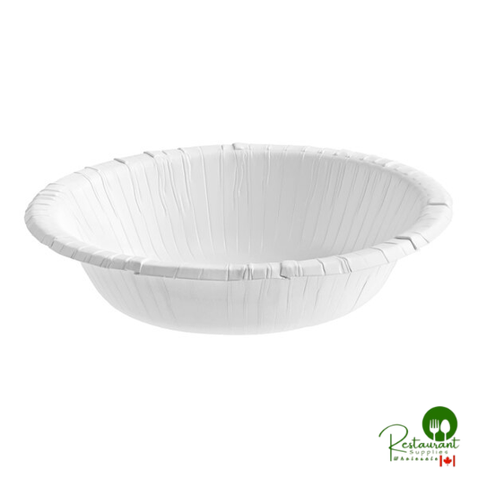 12 oz. White Light Weight Paper Bowl By Prime - 1,000/Case