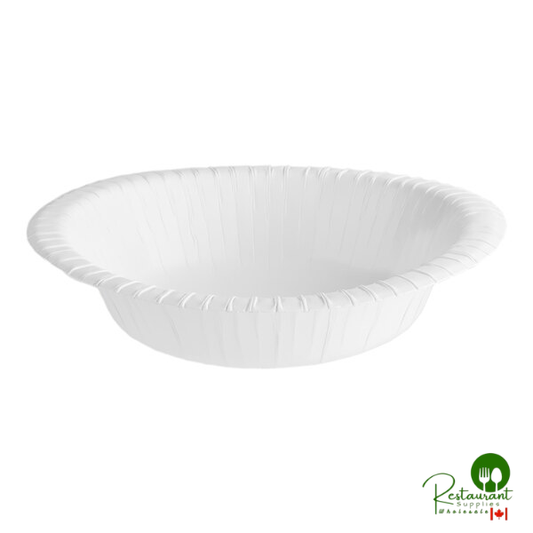 20 oz. White Heavy Weight Paper Bowl By Prime - 500/Case