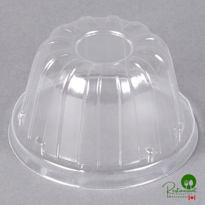Dart 6-14 oz. Clear High Dome Lid with No Hole - 1,000/Case