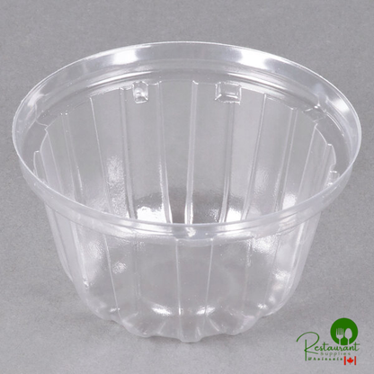 Dart 6-14 oz. Clear High Dome Lid with No Hole - 1,000/Case