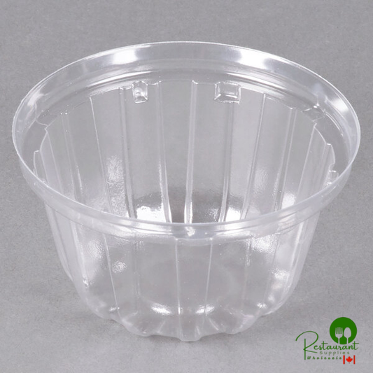 Dart 6-14 oz. Clear High Dome Lid with No Hole - 1,000/Case