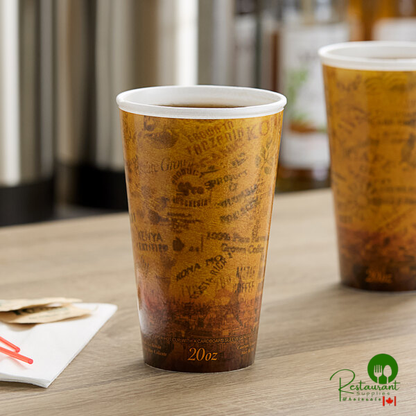 Dart Fusion Escape 20 oz. Customizable Foam Hot Cup - 500/Case