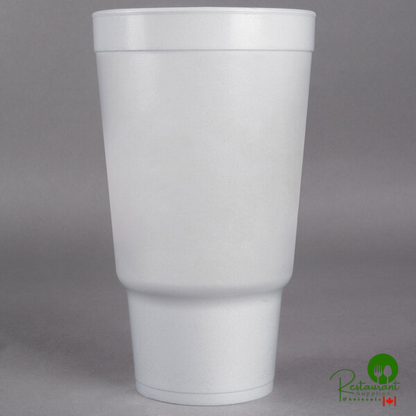 Dart 32 oz. White Customizable Foam Travel Cup - 400/Case