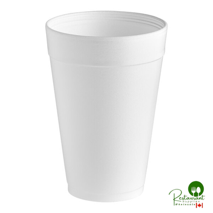 Dart 32 oz. White Customizable Foam Cup - 500/Case