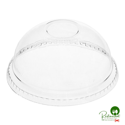 Dart Conex Clear PET Plastic Dome Lid with No Hole - 1,000/Case