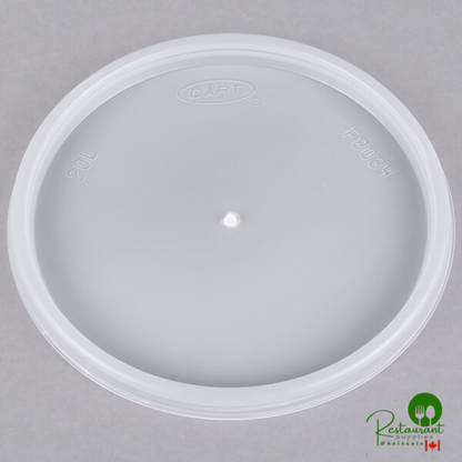 Dart 5-32 oz. Translucent Vented Lid - 1,000/Case