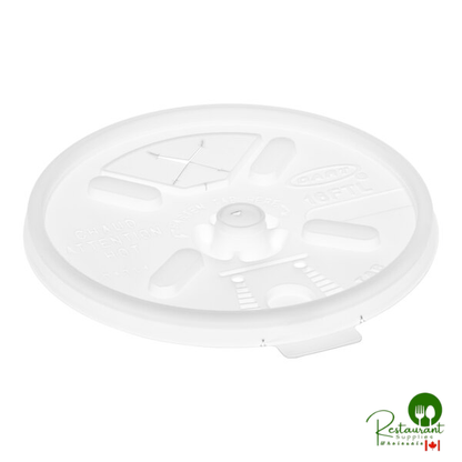 Dart 12-24 oz. Translucent Lift'n'Lock Lid with Straw Slot - 1,000/Case