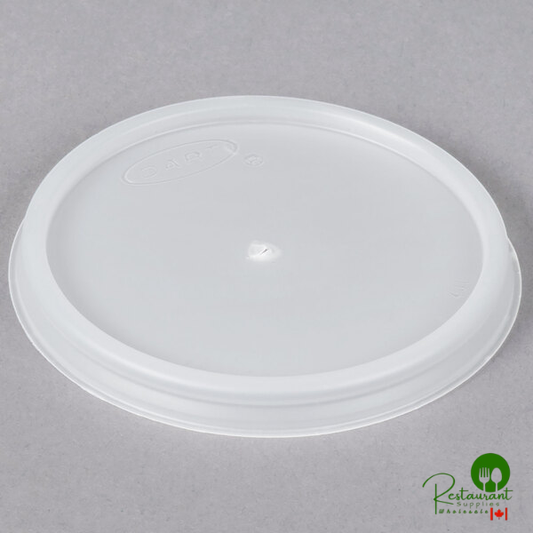 Dart 4 oz. Translucent Vented Lid - 1,000/Case | Canada