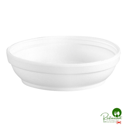 Dart 5B20 5 oz. Insulated White Foam Container - 1,000/Case