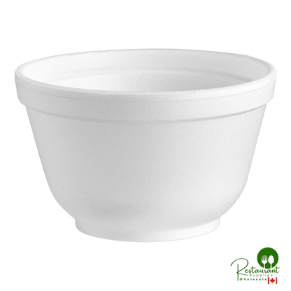 Dart 6B12 6 oz. Insulated White Customizable Foam Container - 1,000/Case