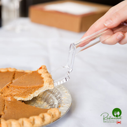 Fineline 3308-CL 10" Clear Plastic Pie Server / Cutter - 48/Case