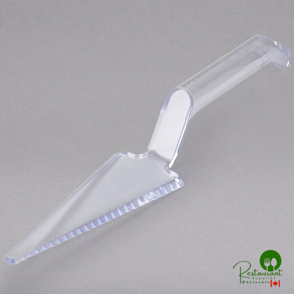 Fineline 3308-CL 10" Clear Plastic Pie Server / Cutter - 48/Case
