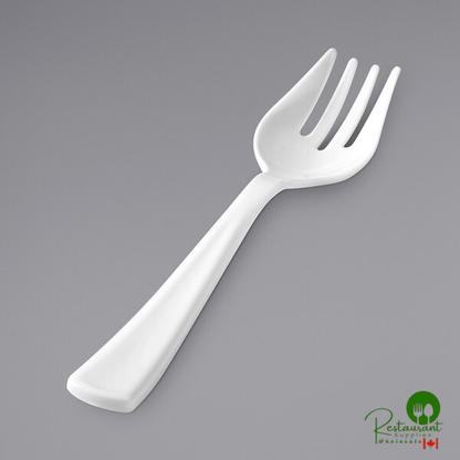 Fineline 3321-BK Platter Pleasers 10 1/2" Black Heavy-Duty Disposable Serving Fork - 100/Case