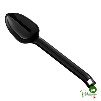 12" Black Disposable Plastic Serving Spoon By Prime - 72/Case
