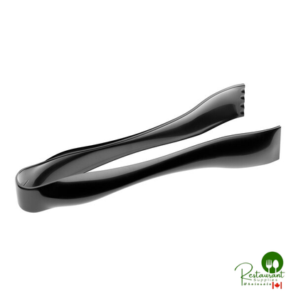 6" Silver Disposable Plastic Tongs By Prime - 72/Case