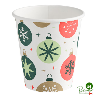 10 oz. Smooth Single Wall Ornaments Print Hot Cup By Prime - 1,000/Case