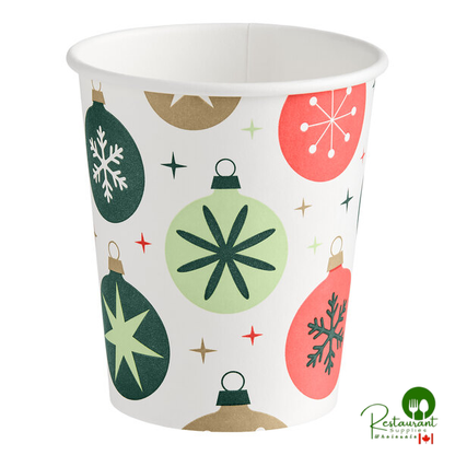 8 oz. Tall Smooth Single Wall Ornaments Print Hot Cup By Prime - 1,000/Case