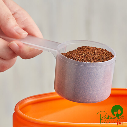 94 cc Polypropylene Scoop with Long Handle - 325/Case
