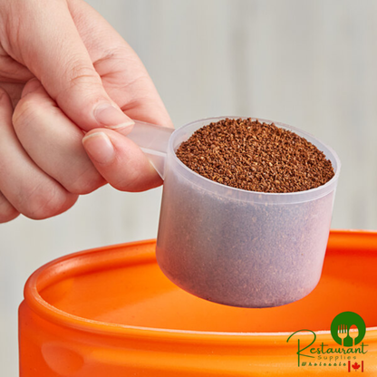 94 cc Polypropylene Scoop with Short Handle - 375/Case