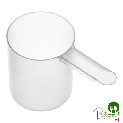 80 cc Polypropylene Scoop with Short Handle - 400/Case