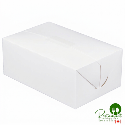 Southern Champion 7" x 4 1/2" x 2 3/4" White Paper Take-Out Lunch / Snack / Chicken Box - 500/Case