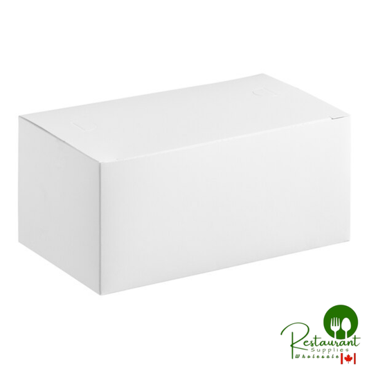 Southern Champion 9" x 5" x 4" White Paper Take-Out Lunch / Chicken Box with Tuck Top - 250/Case