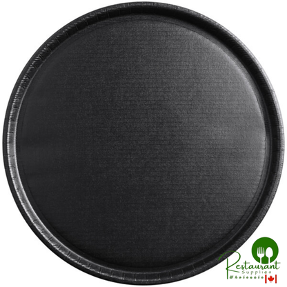 Solut Aqueous Coated Heavy Weight Black Catering / Deli Tray 16" - 50/Case