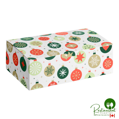9" x 5" x 3" Ornament Print Paper Take-Out Lunch / Chicken Box with Tuck Top By Prime - 250/Case