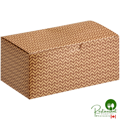 9" x 5" x 4" Customizable White Paper Take-Out Dinner / Chicken Box with Tuck Top By Prime - 250/Case