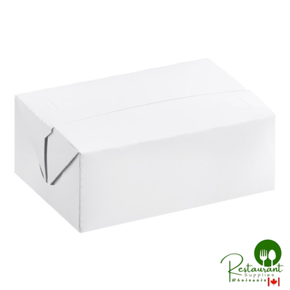 7" x 4 1/2" x 2 3/4" Cornerstone Print Take-Out Snack / Chicken Box with Fast Top By Prime - 500/Case