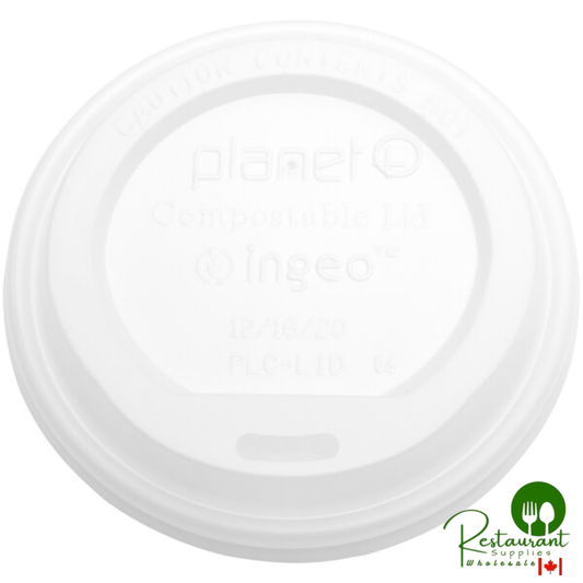 Stalk Market Planet+ 10-20 oz. Compostable PLA Paper Hot Cup Lid - 1,000/Case