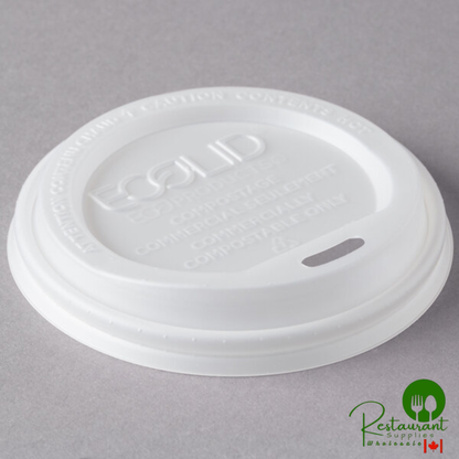 Eco-Products 10-20 oz. Compostable Plastic Hot Cup Lid - 800/Case