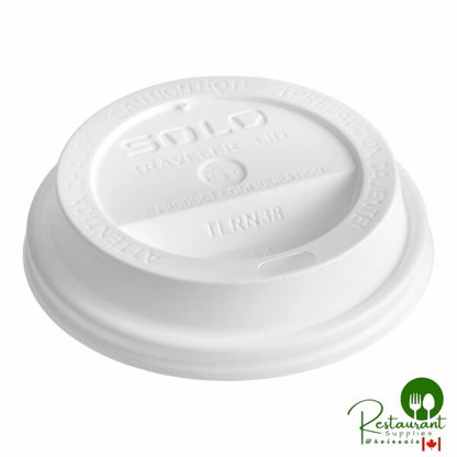 Solo TL38B2-0004 8 oz. Black Plastic Traveler Lid - 1,000/Case