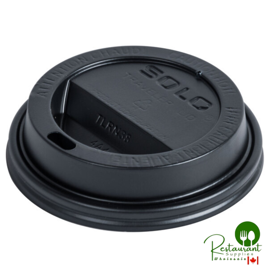 Solo TL31B2-0004 10 oz. Black Plastic Traveler Lid - 1,000/Case