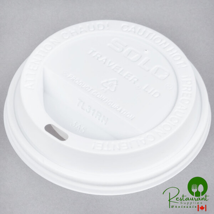 Solo TL31B2-0004 10 oz. Black Plastic Traveler Lid - 1,000/Case