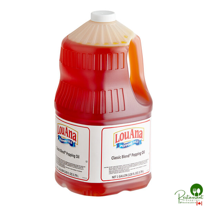 LouAna 1 Gallon Classic Blend Popping Oil - 4/Case
