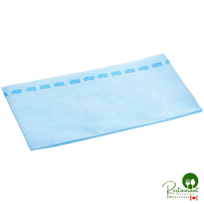 Tork Blue Odor Resistant 1/4 Fold Food Service Cleaning Towel 13" x 24" - 150/Case