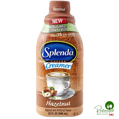 Splenda 32 fl. oz. Sugar-Free Hazelnut Coffee Creamer - 6/Case