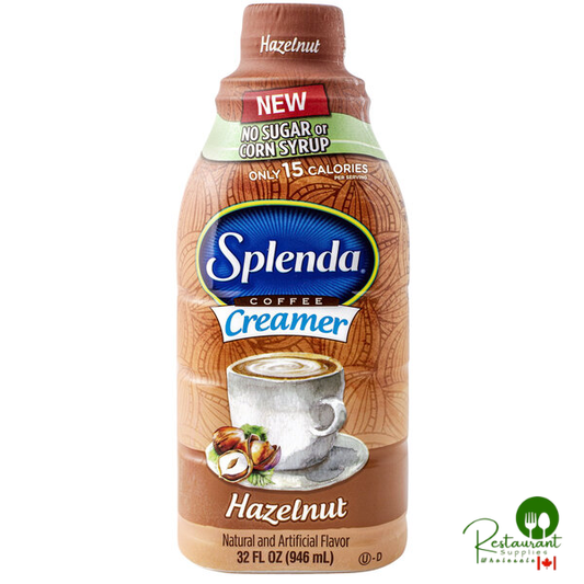 Splenda 32 fl. oz. Sugar-Free Hazelnut Coffee Creamer - 6/Case