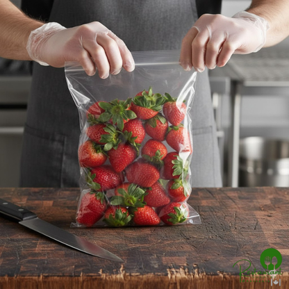 20" x 24" 2 Mil Clear LDPE Zip Top Bag By Prime - 500/Case