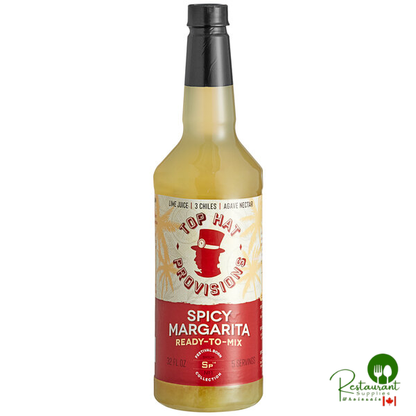 Top Hat Provisions Spicy Margarita Mix 32 fl. oz. - 12/Case