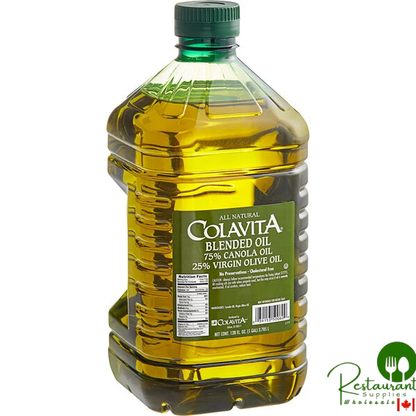 Colavita 75% Canola Oil and 25% Olive Oil Blend 1 Gallon - 6/Case